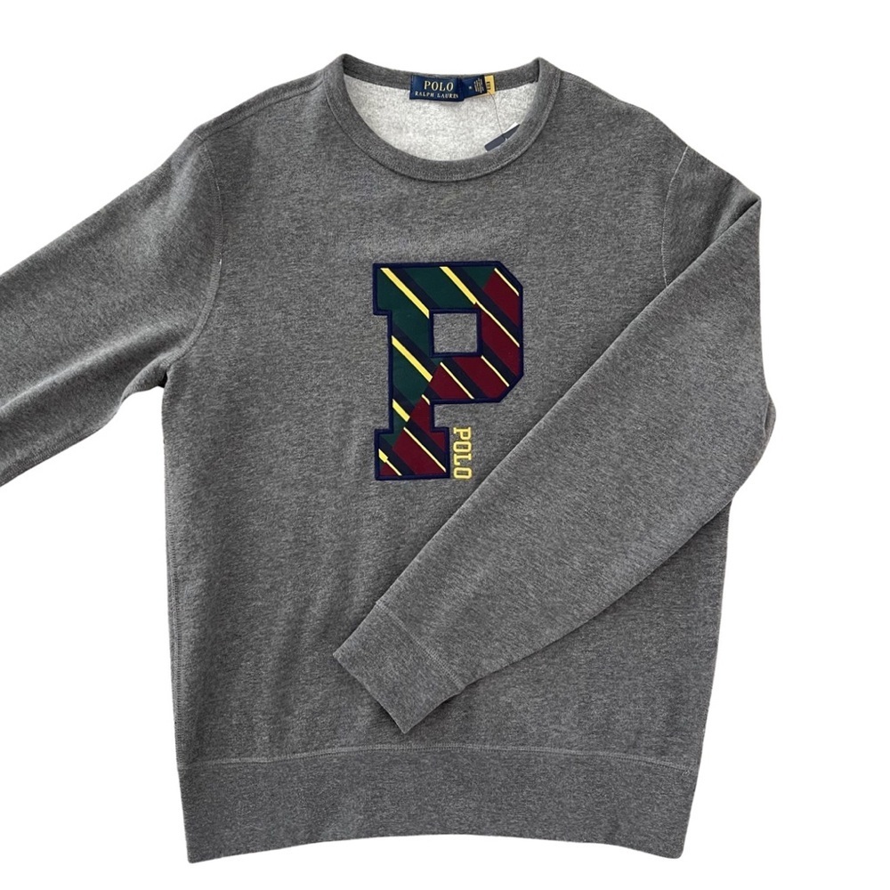 Polo by Ralph Lauren Letterman P Sweatshirt - Picture 1 of 10